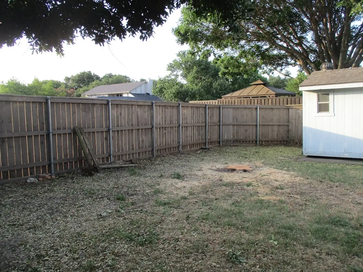 Cleared yard after professional tree removal in Mc Kinnon
